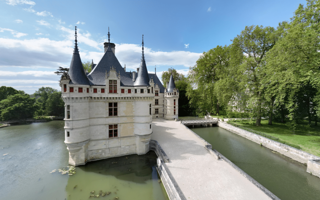 visite virtuelle 360° du château d’azay-le-rideau – Centre des monuments nationaux