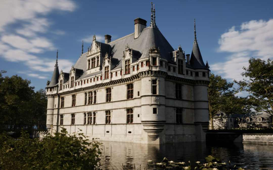 3D SCANNING OF azay-le-rideau CASTLE AND CREATION OF A 3D SCENE FOR ESCAPE GAME