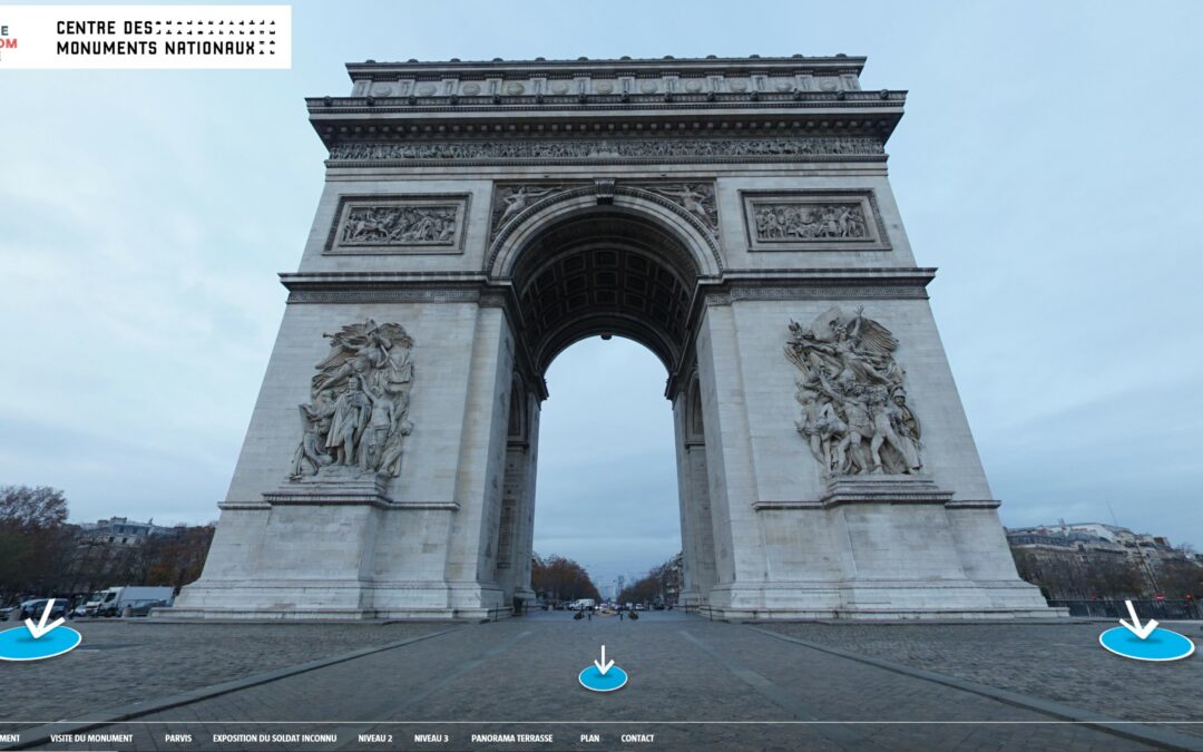 360° virtual tour of arc de triomphe